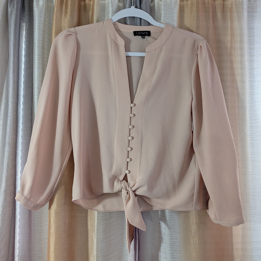 🎉 2 for $20 🎉 1. State Women's Blush Button-Down Top